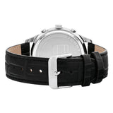 Tommy Hilfiger Weston Chronograph Black Dial Black Leather Strap Watch For Men - 1710502 Authentic Buy Shop Now