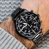 Citizen Sports Eco Drive Black Dial Black Steel Strap Watch For Men - CA0695-84E Authentic Buy Shop Now