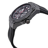 Guess Legacy Black Dial Black Rubber Strap Watch For Men - W1048G2 Authentic Buy Shop Now