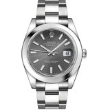 Rolex Datejust 41 Oyster Grey Dial Oystersteel Strap Watch for Men - M126300-0007 Authentic Buy Shop Now