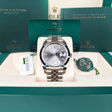Rolex Datejust 41 Oyster Grey Dial Silver Oystersteel Bracelet Watch for Men - M126300-0008 Authentic Buy Shop Now