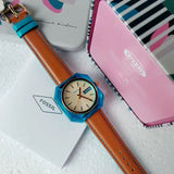 Fossil Candy White Dial Brown Leather Strap Watch for Men - ES3536 Authentic Buy Shop Now