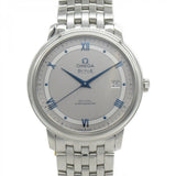 Omega De Ville Prestige Co-Axial Rhodium Silver Dial Silver Steel Strap Watch for Men - 424.10.40.20.02.001 Authentic Buy Shop Now