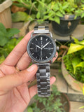 Fossil The Commuter Black Dial Grey Steel Strap Watch for Men - FS5400 Authentic Buy Shop Now