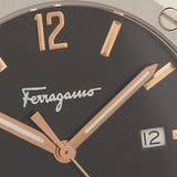 Salvatore Ferragamo F-80 Classic Black Dial Silver Steel Strap Watch for Men - SFDT02423 Authentic Buy Shop Now
