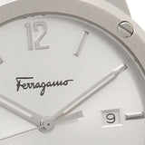 Salvatore Ferragamo F-80 Classic Silver Dial Silver Steel Strap Watch for Men - SFDT02223 Authentic Buy Shop Now