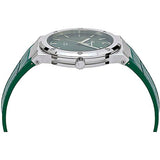 Salvatore Ferragamo F-80 Classic Green Dial Green Leather Strap Watch for Men - SFDT00119 Authentic Buy Shop Now