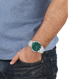 Salvatore Ferragamo Sapphire Bracelet Green Dial Silver Steel Strap Watch For Men - SFHP01224 Authentic Buy Shop Now