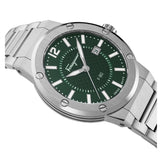 Salvatore Ferragamo F-80 Bracelet Green Dial Silver Steel Strap Watch For Men - SFHY00621 Authentic Buy Shop Now