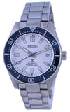 Seiko Prospex Diver 140th Anniversary Limited Edition White Dial Silver Steel Strap Watch For Men - SPB213J1 Authentic Buy Shop Now