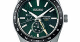 Seiko Presage Sharp Edged Series GMT Green Dial Silver Steel Strap Watch For Men - SPB219J1 Authentic Buy Shop Now