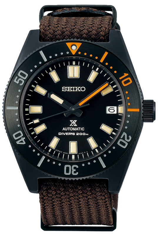 Seiko Prospex Black Series 1965 Limited Edition Black Dial Brown NATO Strap Watch For Men - SPB253J1 Authentic Buy Shop Now