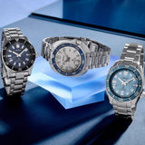 Seiko Prospex Glacier Save the Ocean Green Dial Silver Steel Strap Watch For Men - SPB297J1 Authentic Buy Shop Now