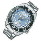 Seiko Prospex Limited Edition Automatic GMT Glacier Blue Dial Silver Steel Strap Watch For Men - SPB385J1 Authentic Buy Shop Now