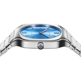 D1 Milano Square Maldives Sea Blue Dial Silver Steel Strap Watch for Men - D1-SQBJ05 Authentic Buy Shop Now