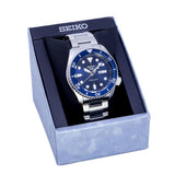 Seiko 5 Sports Automatic Analog Blue Dial Silver Steel Strap Watch For Men - SRPD51K1 Authentic Buy Shop Now