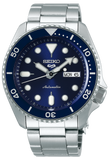 Seiko 5 Sports Automatic Analog Blue Dial Silver Steel Strap Watch For Men - SRPD51K1 Authentic Buy Shop Now