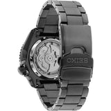 Seiko 5 Sports Automatic Black Dial Black Steel Strap Watch For Men - SRPD65K1 Authentic Buy Shop Now
