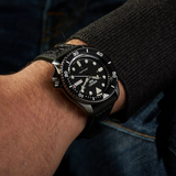 Seiko 5 Sport Automatic Black Dial Black Silicone Strap Watch For Men - SRPD65K3 Authentic Buy Shop Now