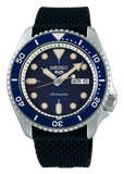 Seiko 5 Sports SKX Automatic Blue Dial Blue Silicone Strap Watch for Men - SRPD71K2 Authentic Buy Shop Now