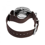 Seiko 5 Sport Automatic Brown Dial Brown Nylon Strap Watch For Men - SRPD85K1 Authentic Buy Shop Now