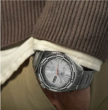 Seiko 5 Sports Special Edition Silver Dial Silver Steel Strap Watch For Men - SRPK09K1 Authentic Buy Shop Now