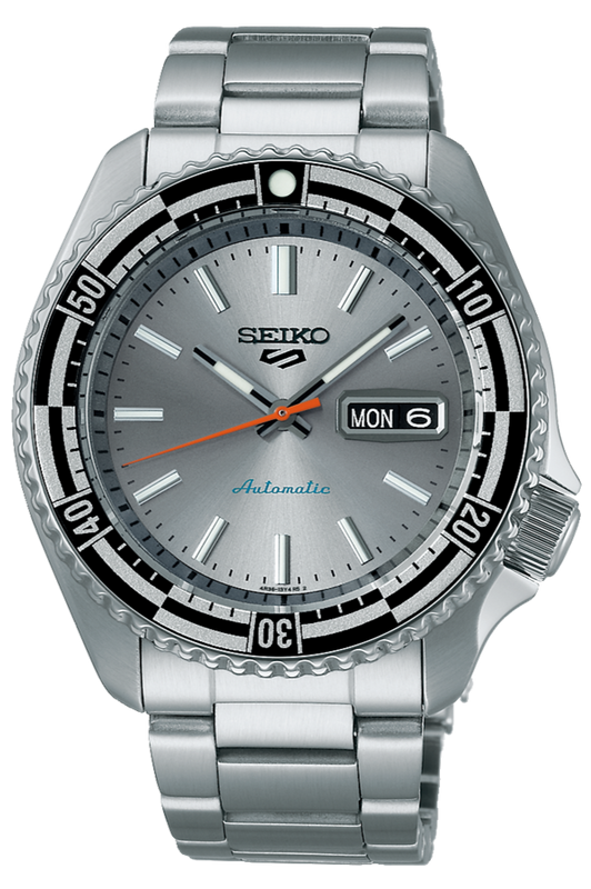 Seiko 5 Sports Special Edition Silver Dial Silver Steel Strap Watch For Men - SRPK09K1 Authentic Buy Shop Now