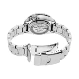 Seiko 5 Sports Double Hurricane Retro Orange Dial Silver Steel Strap Watch For Men - SRPK11K1 Authentic Buy Shop Now