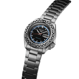 Seiko 5 Sports Checker Flag Special Edition Black Dial Silver Steel Strap Watch For Men - SRPK67K1 Authentic Buy Shop Now