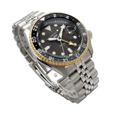 Seiko 5 Sports GMT US Special Edition Automatic Grey Dial Silver Steel Strap Watch For Men - SSK021K1 Authentic Buy Shop Now