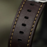 Seiko 5 Sports SKX GMT Automatic Mocha Black Dial Brown Leather Strap Watch For Men - SSK036K1 Authentic Buy Shop Now