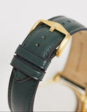 Fossil Townsman Chronograph Green Dial Green Leather Strap Watch for Men - FS5599 Authentic Buy Shop Now