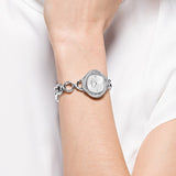 Swarovski Crystal Flower Silver Dial Silver Steel Strap Watch for Women - 5547622 Authentic Buy Shop Now