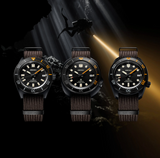 Seiko Prospex Black Series 1965 Limited Edition Black Dial Brown NATO Strap Watch For Men - SPB253J1 Authentic Buy Shop Now