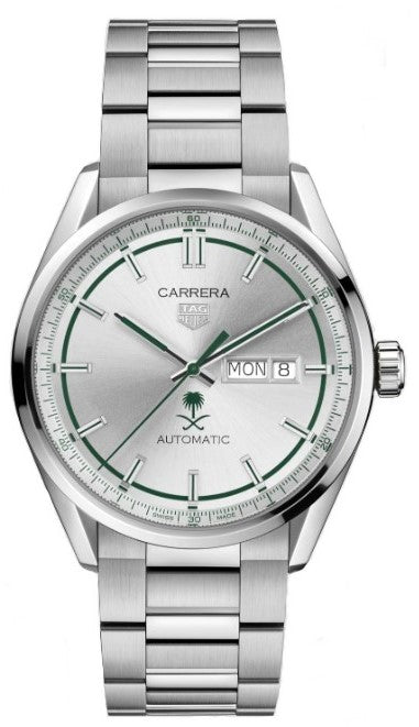 Tag Heuer Carrera Automatic Silver Dial Silver Steel Strap Watch for Men - WBN2015.EB0283 Authentic Buy Shop Now