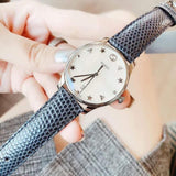 Gucci G-Timeless Signature Mother of Pearl Star Dial Blue Watch For Women - YA126588 Authentic Buy Shop Now