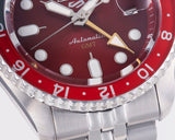 Seiko 5 Sports Thong Sia Limited Edition Red Dial Silver Steel Strap Watch For Men - SSK031K1 Authentic Buy Shop Now