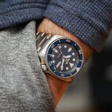 Seiko 5 Sports Automatic Analog Blue Dial Silver Steel Strap Watch For Men - SRPD51K1 Authentic Buy Shop Now