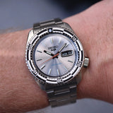 Seiko 5 Sports Special Edition Silver Dial Silver Steel Strap Watch For Men - SRPK09K1 Authentic Buy Shop Now