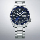 Seiko 5 Sports Automatic Blue Dial Silver Steel Strap Watch for Men - SRPK97K1 Authentic Buy Shop Now