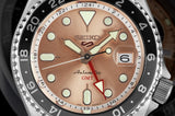 Seiko 5 Sports GMT Thong Sia Limited Edition Brown Dial Silver Steel Strap Watch for Men - SSK043K1 Authentic Buy Shop Now