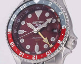 Seiko 5 Sports Thong Sia Limited Edition Red Dial Silver Steel Strap Watch For Men - SSK031K1 Authentic Buy Shop Now