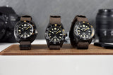 Seiko Prospex Black Series 1965 Limited Edition Black Dial Brown NATO Strap Watch For Men - SPB253J1 Authentic Buy Shop Now
