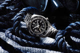 Seiko Prosprex Dark Depths GMT Automatic Black Dial Silver Steel Strap Watch For Men - SPB383J1 Authentic Buy Shop Now