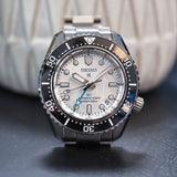 Seiko Prospex Sea Arctic Ocean GMT Limited Edition Silver Dial Silver Steel Strap Watch For Men - SPB439J1 Authentic Buy Shop Now