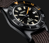 Seiko Prospex Black Series 1965 Limited Edition Black Dial Brown NATO Strap Watch For Men - SPB253J1 Authentic Buy Shop Now