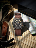 Seiko Prospex Black Series 1965 Limited Edition Black Dial Brown NATO Strap Watch For Men - SPB253J1 Authentic Buy Shop Now