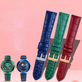 Swarovski Octea Lux Chrono Emerald Green Dial Green Leather Strap Watch for Women - 5452498 Authentic Buy Shop Now