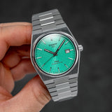 Tissot PRX Powermatic 80 Automatic Mint Green Dial Silver Steel Strap Watch for Men - T137.407.11.091.01 Authentic Buy Shop Now