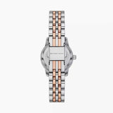 Michael Kors Lexington Three-Hand White Dial Two Tone Steel Strap Watch for Women - MK4817 Authentic Buy Shop Now